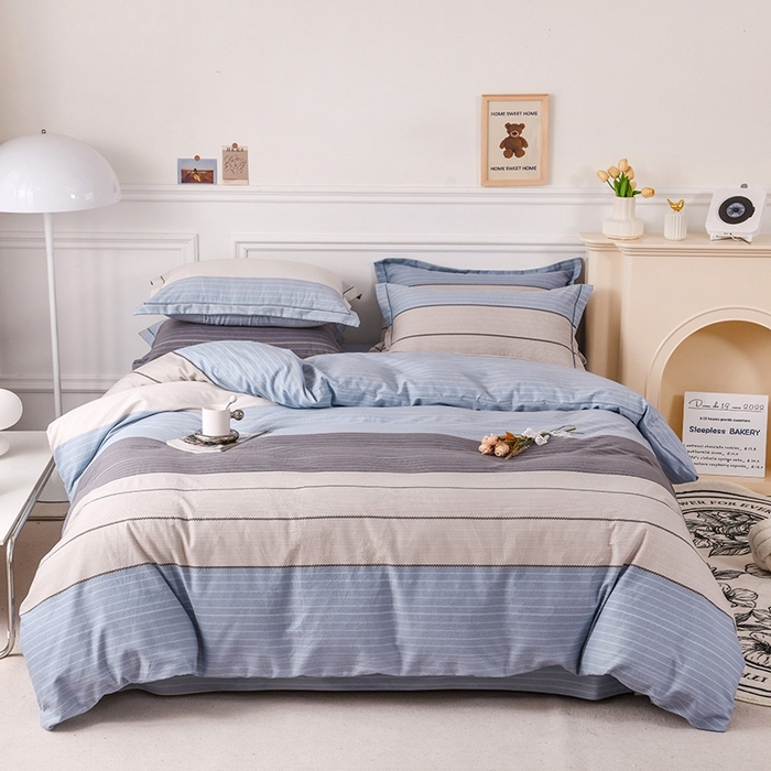 91家纺网 家纺一手货源 找家纺 （总）木易家居 2026新款全棉磨毛印花四件套