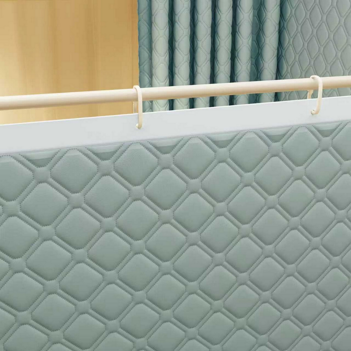 91家纺网 家纺一手货源 找家纺 （总）夏彩 2025新款五面保暖坐床拉链四季款蚊帐-88631