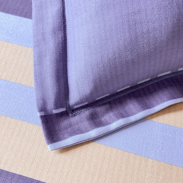 91家纺网 家纺一手货源 找家纺 木易家居 2026新款全棉磨毛印花四件套 若雨千叶