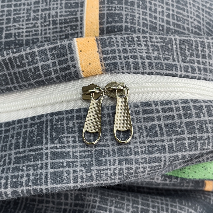 91家纺网 家纺一手货源 找家纺 木易家居 2026新款全棉磨毛印花四件套 光影