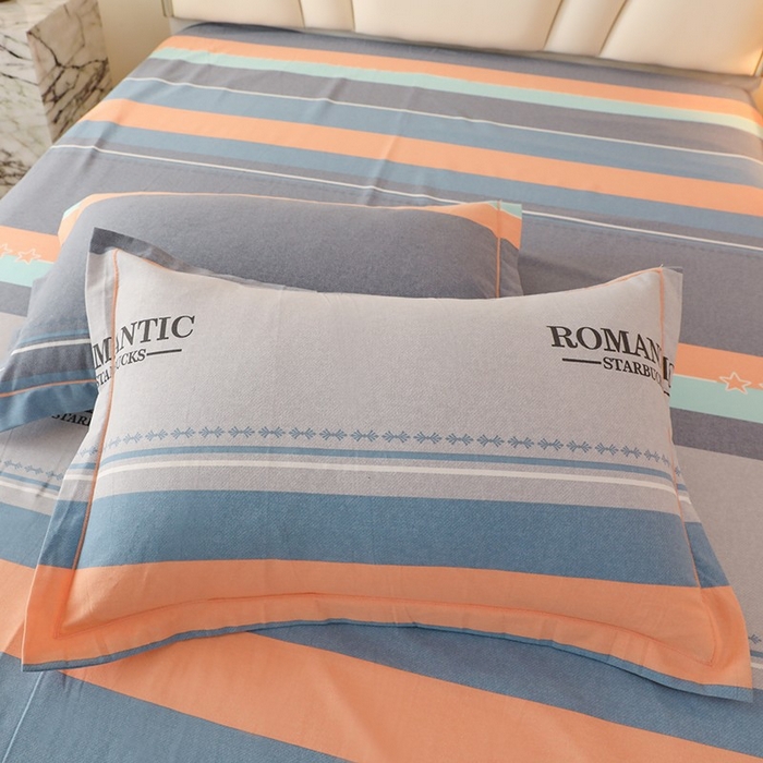 91家纺网 家纺一手货源 找家纺 木易家居 2026新款全棉磨毛印花四件套 幻真