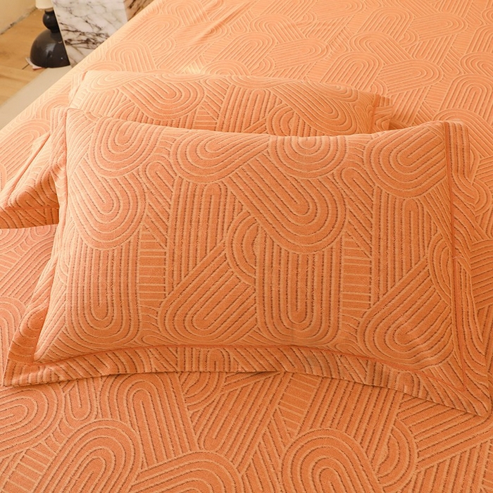 91家纺网 家纺一手货源 找家纺 木易家居 2026新款全棉磨毛印花四件套 克拉克