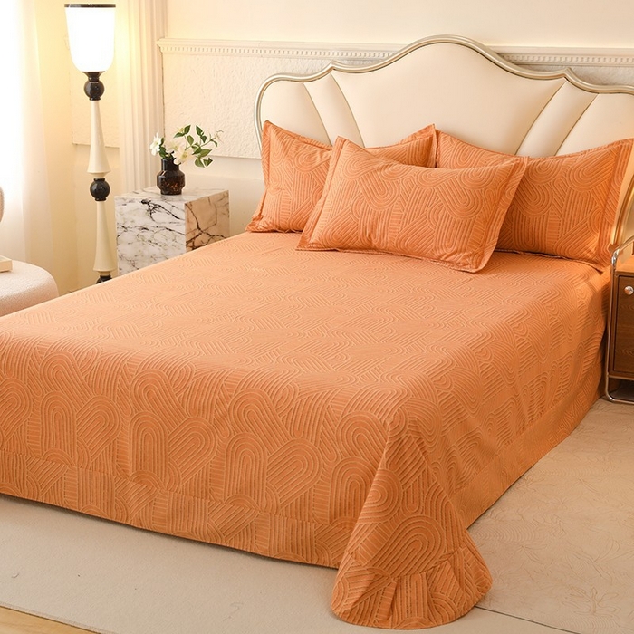 91家纺网 家纺一手货源 找家纺 木易家居 2026新款全棉磨毛印花四件套 克拉克