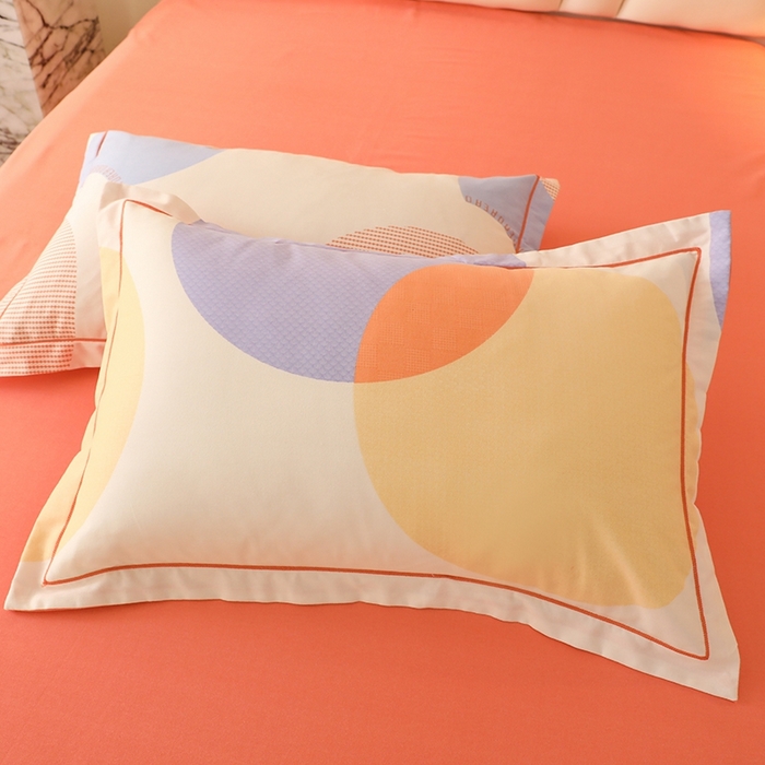 91家纺网 家纺一手货源 找家纺 木易家居 2026新款全棉磨毛印花四件套 琉璃