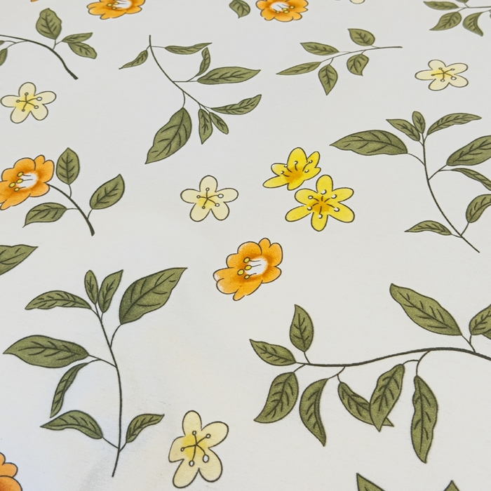 91家纺网 家纺一手货源 找家纺 木易家居 2026新款全棉磨毛印花四件套 田园风