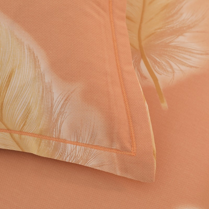 91家纺网 家纺一手货源 找家纺 木易家居 2026新款全棉磨毛印花四件套 羽缘