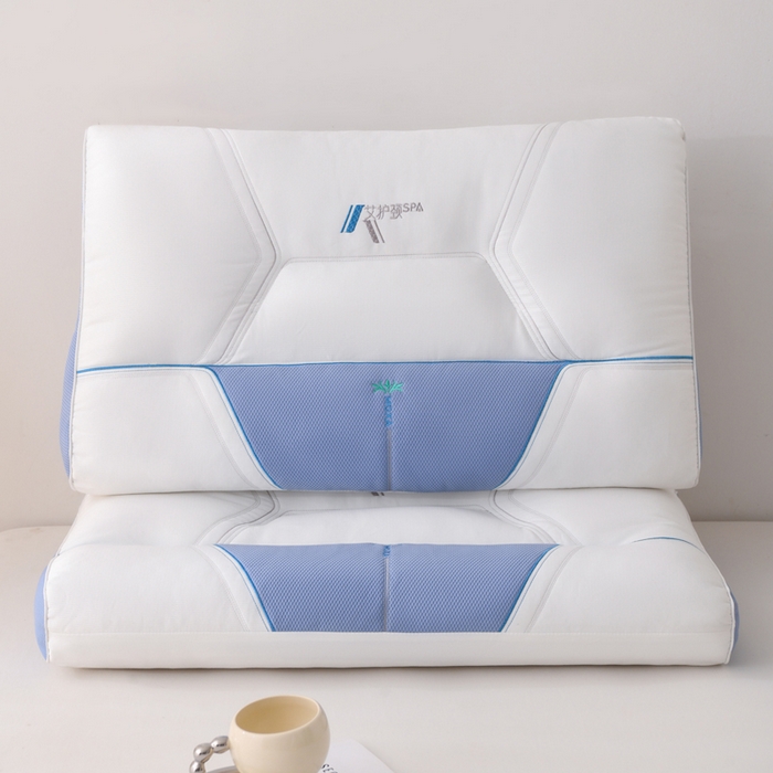 91家纺网 家纺一手货源 找家纺 （总）织布人 2025新款枕芯云柔棉艾护颈SPA护颈枕头成人家用助睡眠专用枕芯