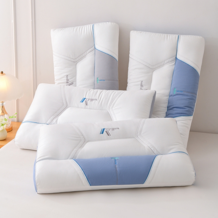 91家纺网 家纺一手货源 找家纺 （总）织布人 2025新款枕芯云柔棉艾护颈SPA护颈枕头成人家用助睡眠专用枕芯