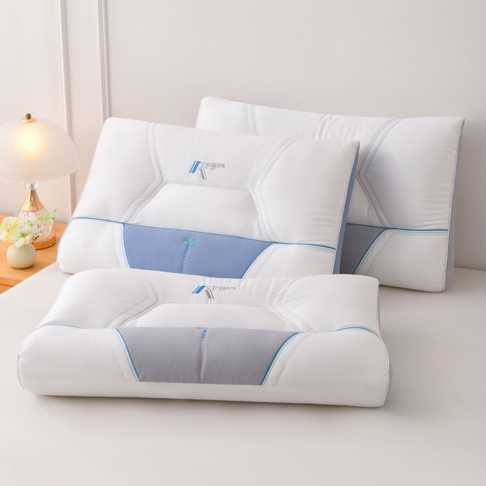 织布人 2025新款枕芯云柔棉艾护颈SPA护颈枕头成人家用助睡眠专用枕芯 组合图