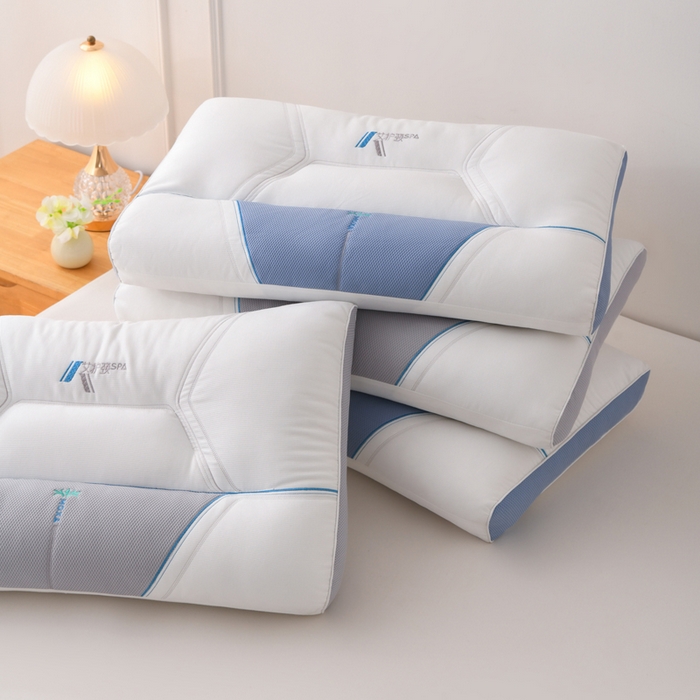 91家纺网 家纺一手货源 找家纺 织布人 2025新款枕芯云柔棉艾护颈SPA护颈枕头成人家用助睡眠专用枕芯 组合图