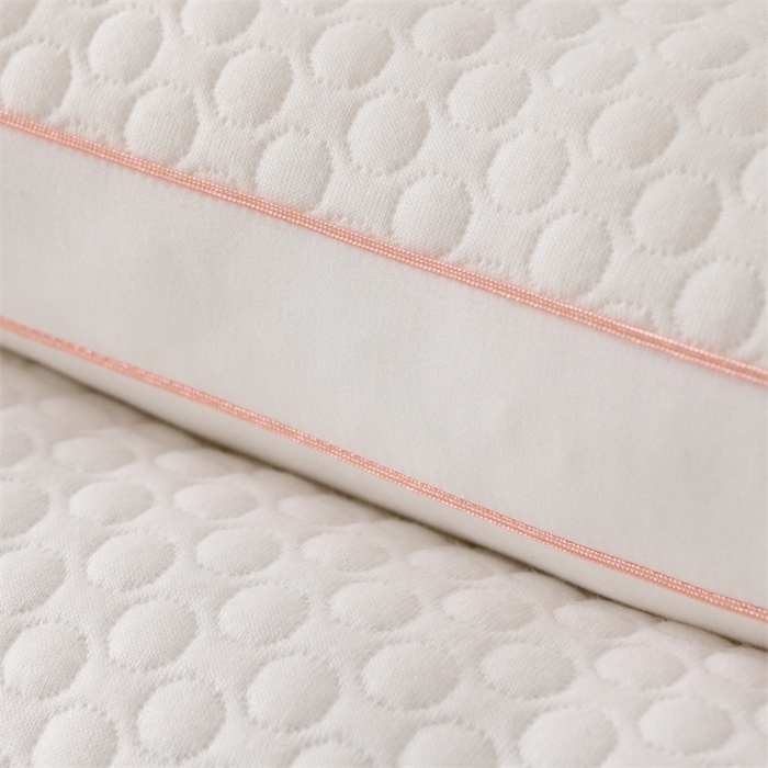 91家纺网 家纺一手货源 找家纺 织布人 2025新款枕芯A类针织按摩卡通刺绣儿童枕头学生宿舍专用护颈枕芯 A类针织按摩枕-晚安小兔