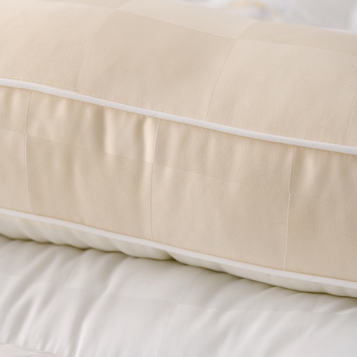 91家纺网 家纺一手货源 找家纺 织布人 2025新款枕芯A类提花7A抗菌大豆护颈枕头学生成人家用护颈定型枕芯 7A抗菌提花大豆枕-浅粉