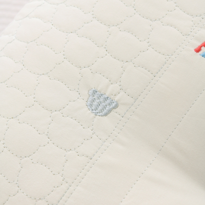 91家纺网 家纺一手货源 找家纺 织布人 2025新款枕芯A类全棉熊护卫大豆亲子枕儿童学生枕成人家用枕头 A类熊护卫全棉大豆枕-紫色