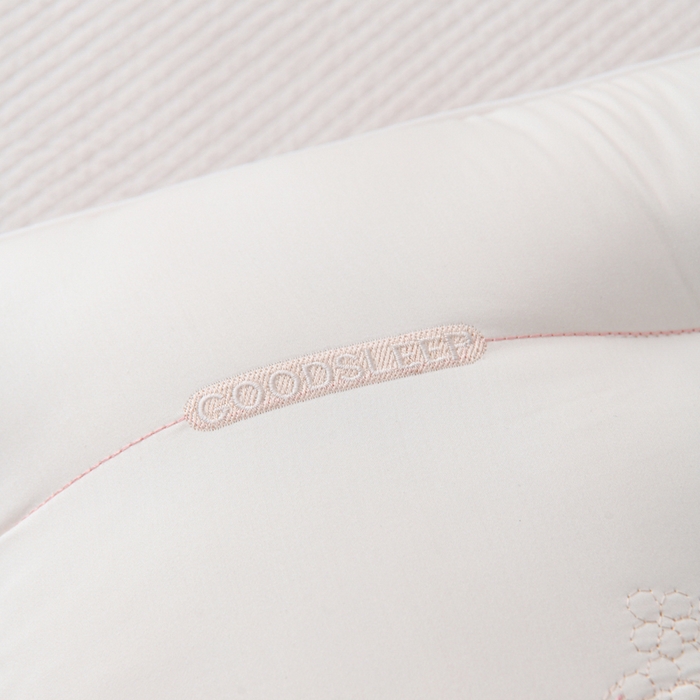 91家纺网 家纺一手货源 找家纺 织布人 2025新款枕芯A类全棉刺绣森睡眠大豆枕头成人家用护颈枕学生枕头 A类森睡眠大豆枕-粉色