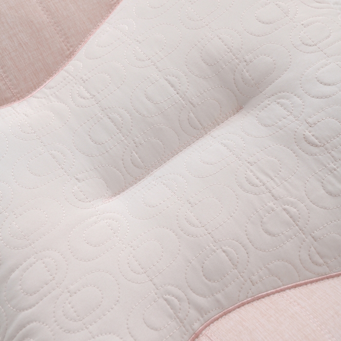 91家纺网 家纺一手货源 找家纺 织布人 2025新款枕芯7A级抗菌AIR蚕丝护颈枕头成人家用分区护颈椎枕芯 A类AIR蚕丝护颈枕-粉色