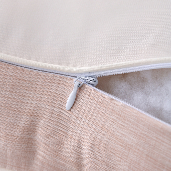 91家纺网 家纺一手货源 找家纺 织布人 2025新款枕芯7A级抗菌AIR蚕丝护颈枕头成人家用分区护颈椎枕芯 A类AIR蚕丝护颈枕-粉色