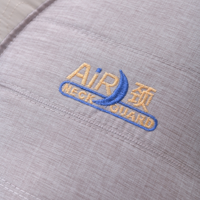 91家纺网 家纺一手货源 找家纺 织布人 2025新款枕芯7A级抗菌AIR蚕丝护颈枕头成人家用分区护颈椎枕芯 A类AIR蚕丝护颈枕-灰色