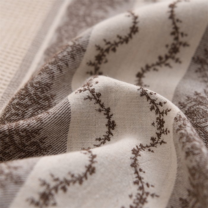 91家纺网 家纺一手货源 找家纺 织布人 2025新款全棉棉麻流梳花边全荞麦壳枕头成人家用学生助睡眠硬枕芯 棉麻流梳花边枕-浅咖