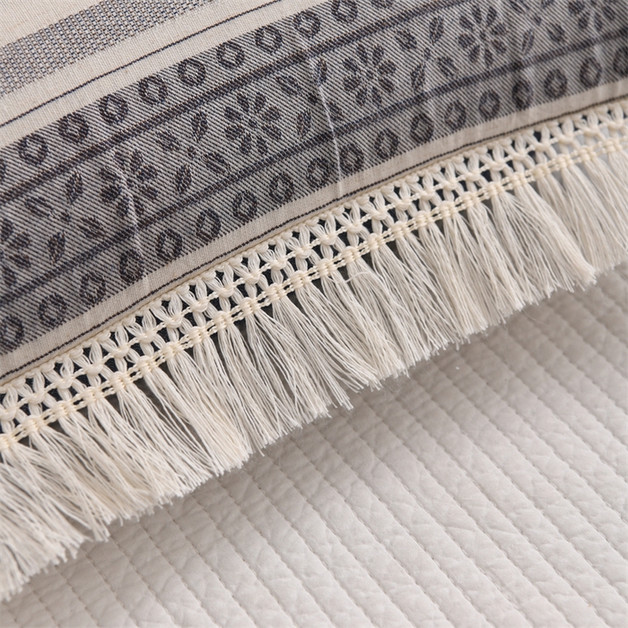 91家纺网 家纺一手货源 找家纺 织布人 2025新款全棉棉麻流梳花边全荞麦壳枕头成人家用学生助睡眠硬枕芯 棉麻流梳花边枕-蓝 色