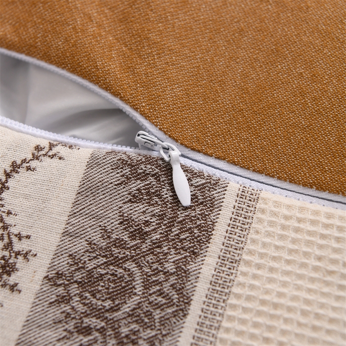 91家纺网 家纺一手货源 找家纺 织布人 2025新款全棉棉麻流梳花边全荞麦壳枕头成人家用学生助睡眠硬枕芯 棉麻流梳花边枕-浅咖