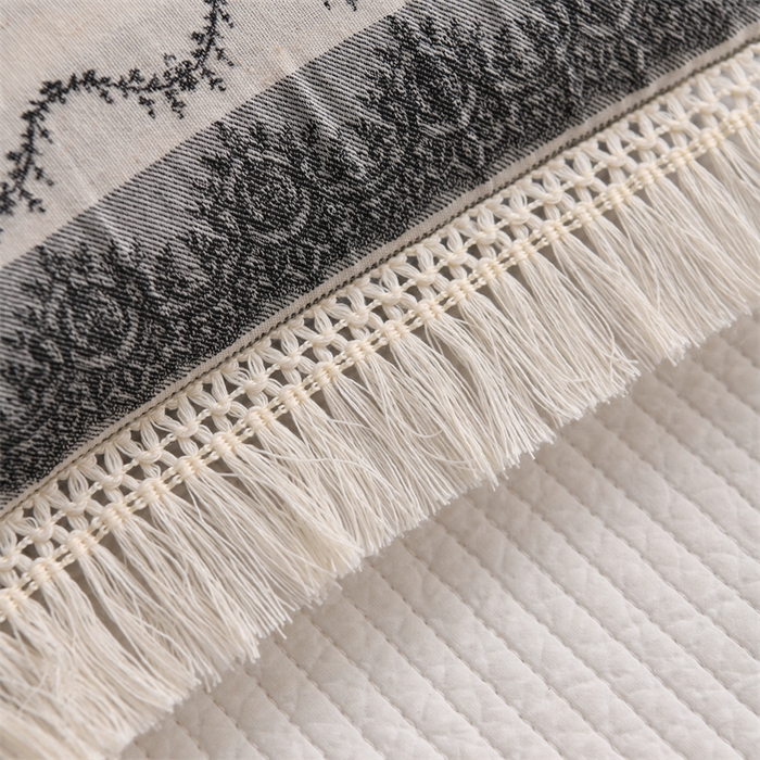 91家纺网 家纺一手货源 找家纺 织布人 2025新款全棉棉麻流梳花边全荞麦壳枕头成人家用学生助睡眠硬枕芯 棉麻流梳花边枕-灰色