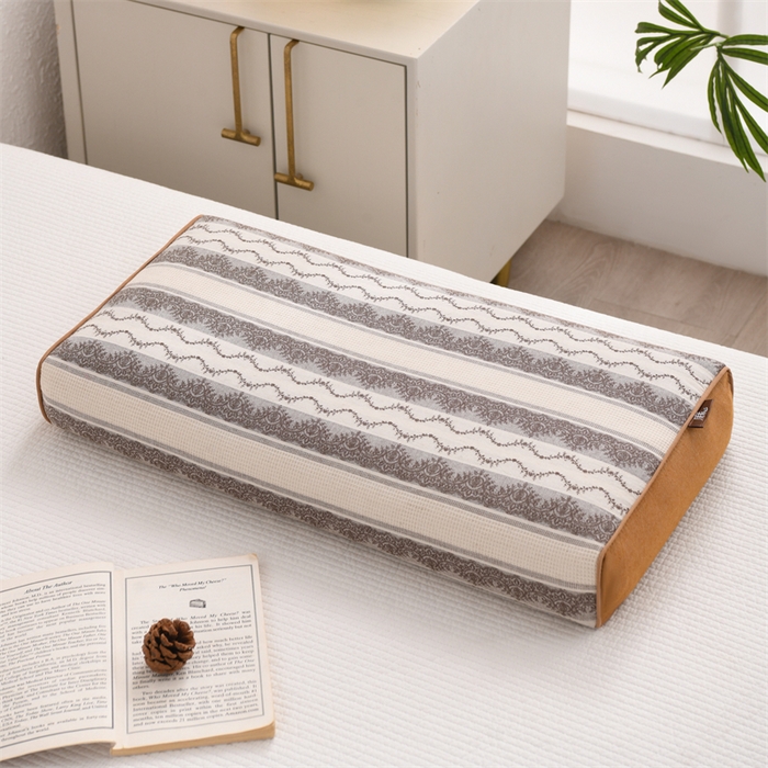 91家纺网 家纺一手货源 找家纺 （总）织布人 2025新款全棉棉麻立体碎花全荞麦壳枕头成人家用学生助睡眠硬枕芯