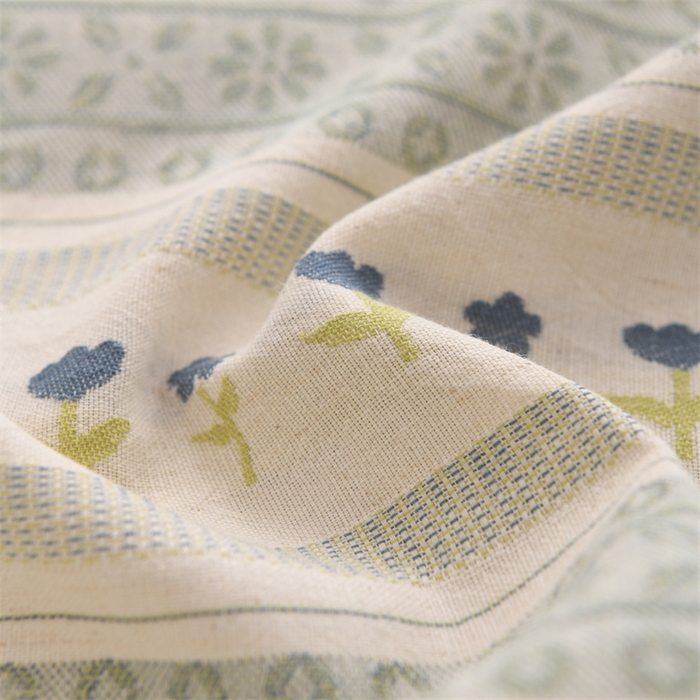 91家纺网 家纺一手货源 找家纺 织布人 2025新款全棉棉麻立体碎花全荞麦壳枕头成人家用学生助睡眠硬枕芯 棉麻立体小清新枕-浅绿