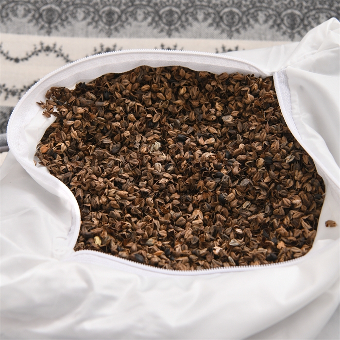 91家纺网 家纺一手货源 找家纺 织布人 2025新款全棉棉麻立体碎花全荞麦壳枕头成人家用学生助睡眠硬枕芯 棉麻立体小清新枕-灰色