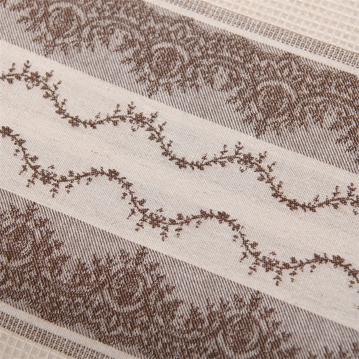 91家纺网 家纺一手货源 找家纺 织布人 2025新款全棉棉麻立体碎花全荞麦壳枕头成人家用学生助睡眠硬枕芯 棉麻立体小清新枕-浅咖