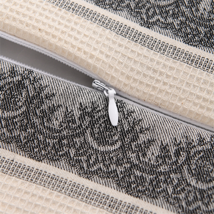 91家纺网 家纺一手货源 找家纺 织布人 2025新款全棉棉麻立体碎花全荞麦壳枕头成人家用学生助睡眠硬枕芯 棉麻立体小清新枕-灰色