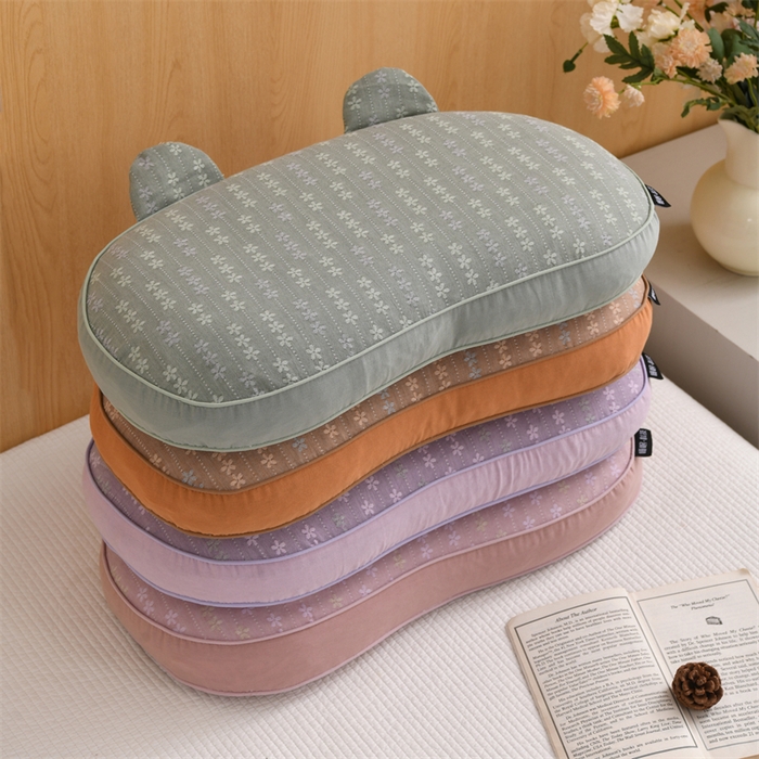 91家纺网 家纺一手货源 找家纺 （总）织布人 2025新款荞麦枕全棉双层纱碎花全荞麦枕头成人家用学生助睡眠枕芯