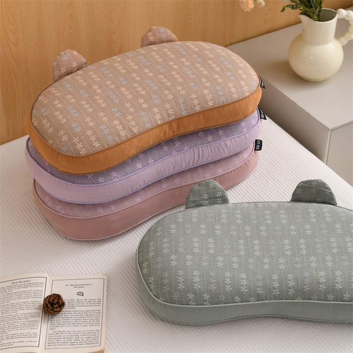 91家纺网 家纺一手货源 找家纺 （总）织布人 2025新款荞麦枕全棉双层纱碎花全荞麦枕头成人家用学生助睡眠枕芯