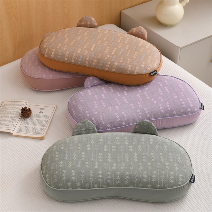 91家纺网 家纺一手货源 找家纺 织布人 2025新款荞麦枕全棉双层纱碎花全荞麦枕头成人家用学生助睡眠枕芯 组合图