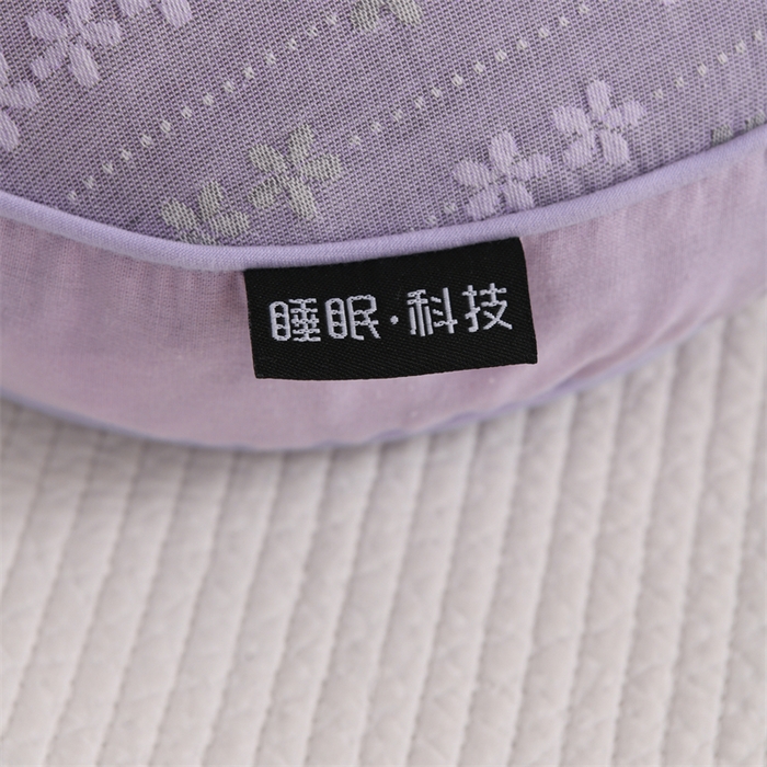 91家纺网 家纺一手货源 找家纺 织布人 2025新款荞麦枕全棉双层纱碎花全荞麦枕头成人家用学生助睡眠枕芯 全棉碎花熊猫枕-紫色