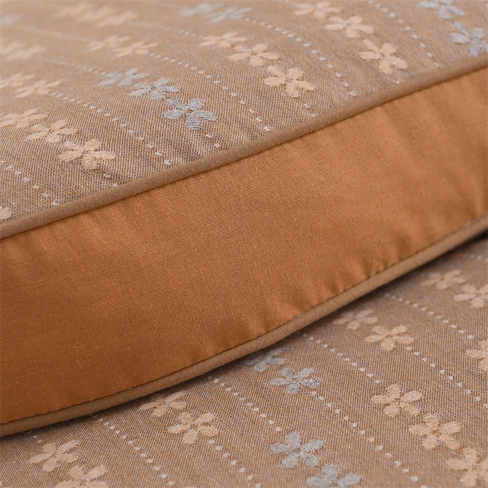 91家纺网 家纺一手货源 找家纺 织布人 2025新款荞麦枕全棉双层纱碎花全荞麦枕头成人家用学生助睡眠枕芯 全棉碎花熊猫枕-咖色