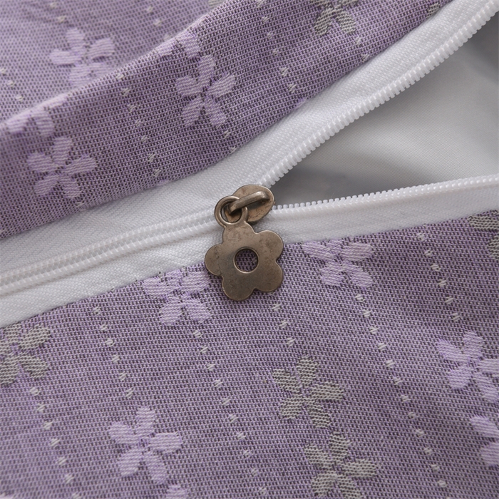 91家纺网 家纺一手货源 找家纺 织布人 2025新款荞麦枕全棉双层纱碎花全荞麦枕头成人家用学生助睡眠枕芯 全棉碎花熊猫枕-紫色