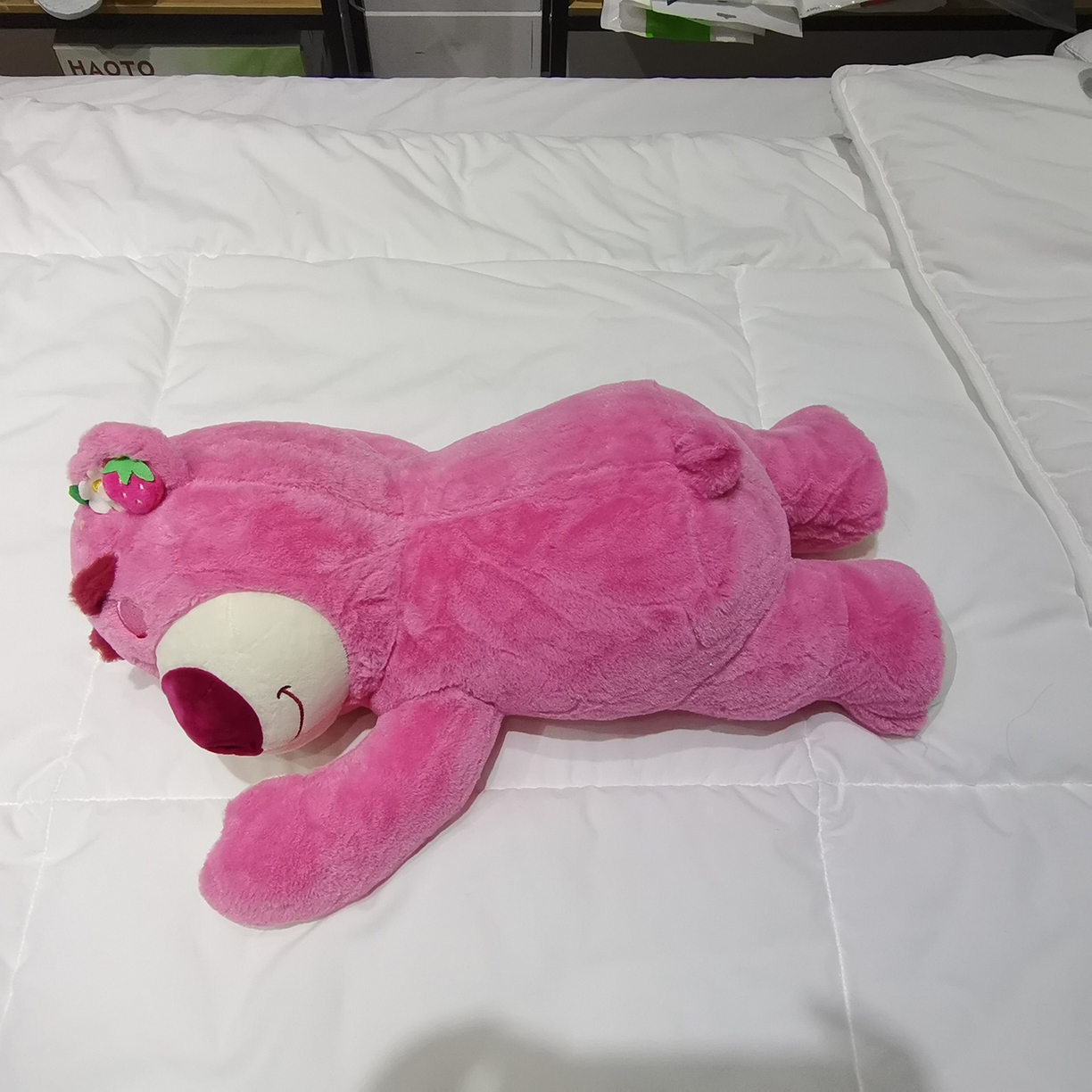 91家纺网 家纺一手货源 找家纺 安力森/诚臻酒店用品 2025新款软萌动物毛绒公仔合集 大象 / 哈士奇 / 小熊玩偶 床上抱枕枕头礼物 草莓熊