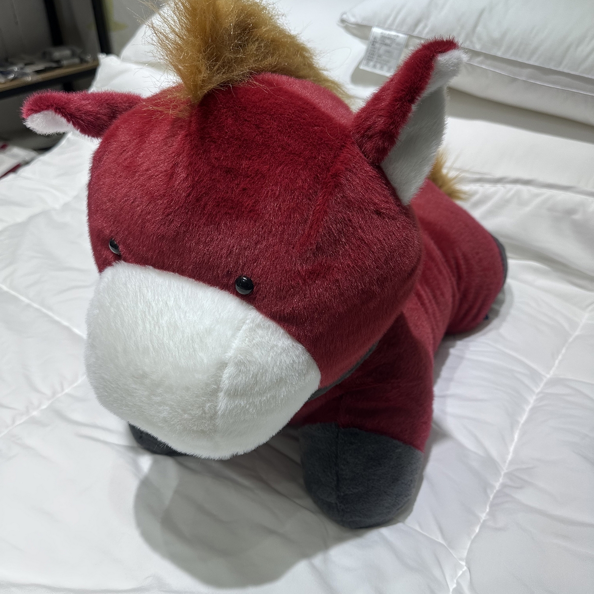 安力森/诚臻酒店用品 2025新款软萌动物毛绒公仔合集 大象 / 哈士奇 / 小熊玩偶 床上抱枕枕头礼物 马到成功