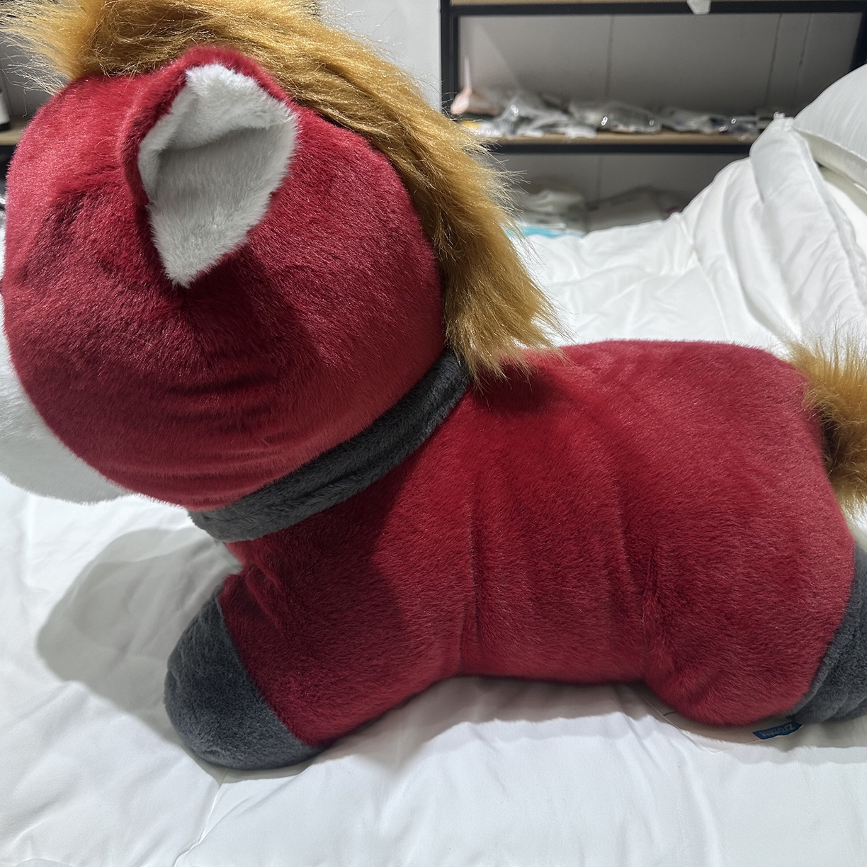 91家纺网 家纺一手货源 找家纺 安力森/诚臻酒店用品 2025新款软萌动物毛绒公仔合集 大象 / 哈士奇 / 小熊玩偶 床上抱枕枕头礼物 马到成功