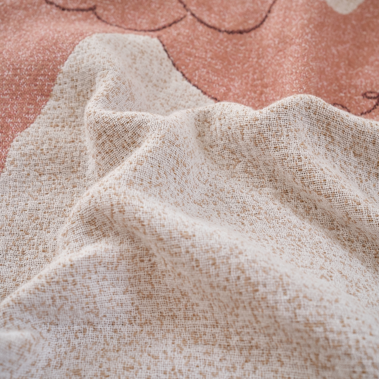 91家纺网 家纺一手货源 找家纺 沐瑟家纺 2025新款卡通A类全棉四层纱布浴巾加大毛巾-第二组 暴走猪 80*160cm浴巾/条