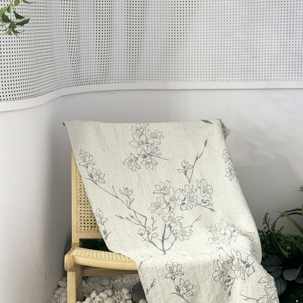 （总）一隅花田 2025新款纱布多功能披肩浴巾