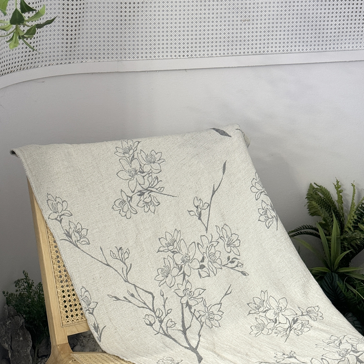 91家纺网 家纺一手货源 找家纺 （总）一隅花田 2025新款纱布多功能披肩浴巾