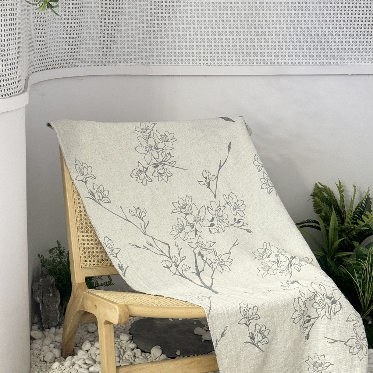 91家纺网 家纺一手货源 找家纺 （总）一隅花田 2025新款纱布多功能披肩浴巾