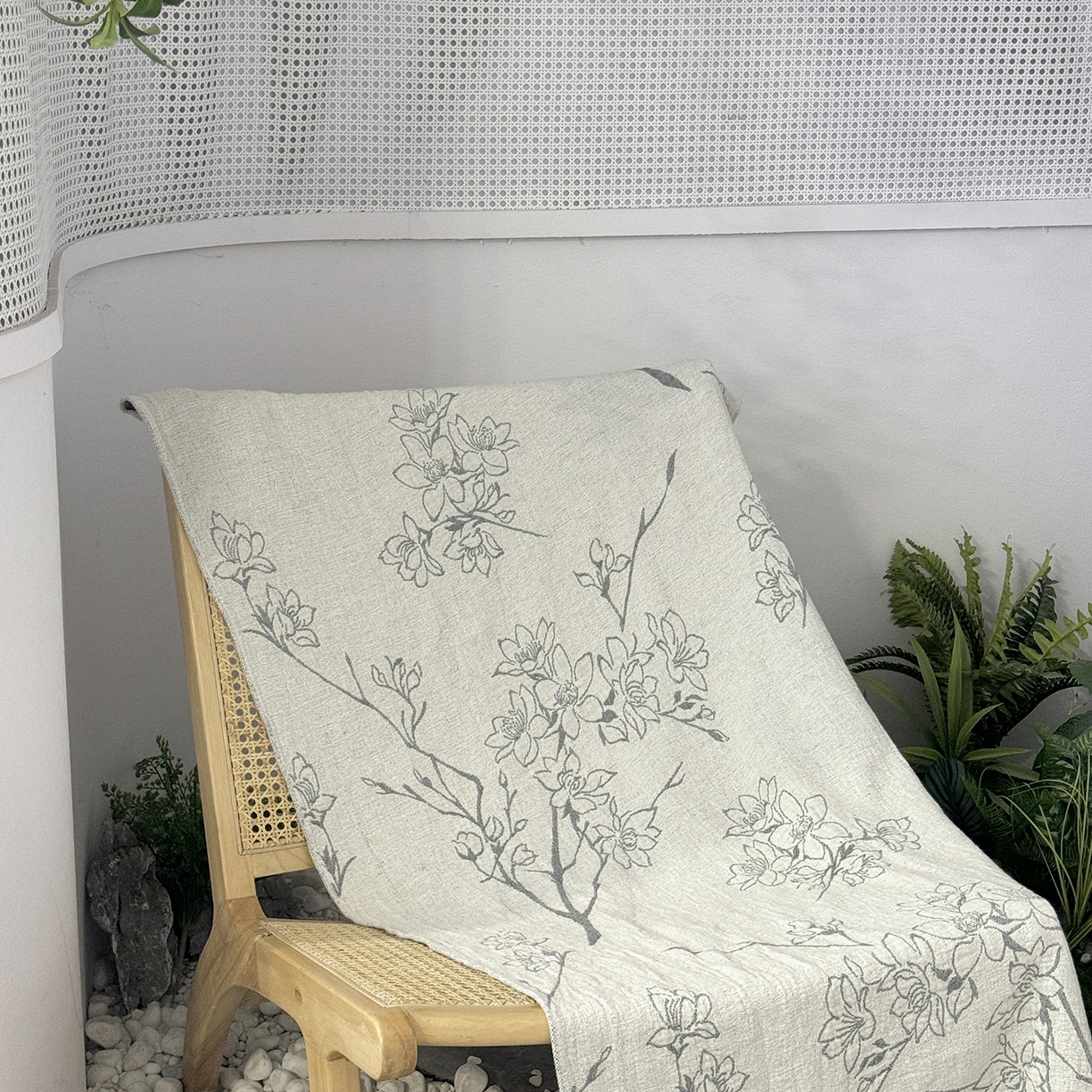 91家纺网 家纺一手货源 找家纺 （总）一隅花田 2025新款纱布多功能披肩浴巾