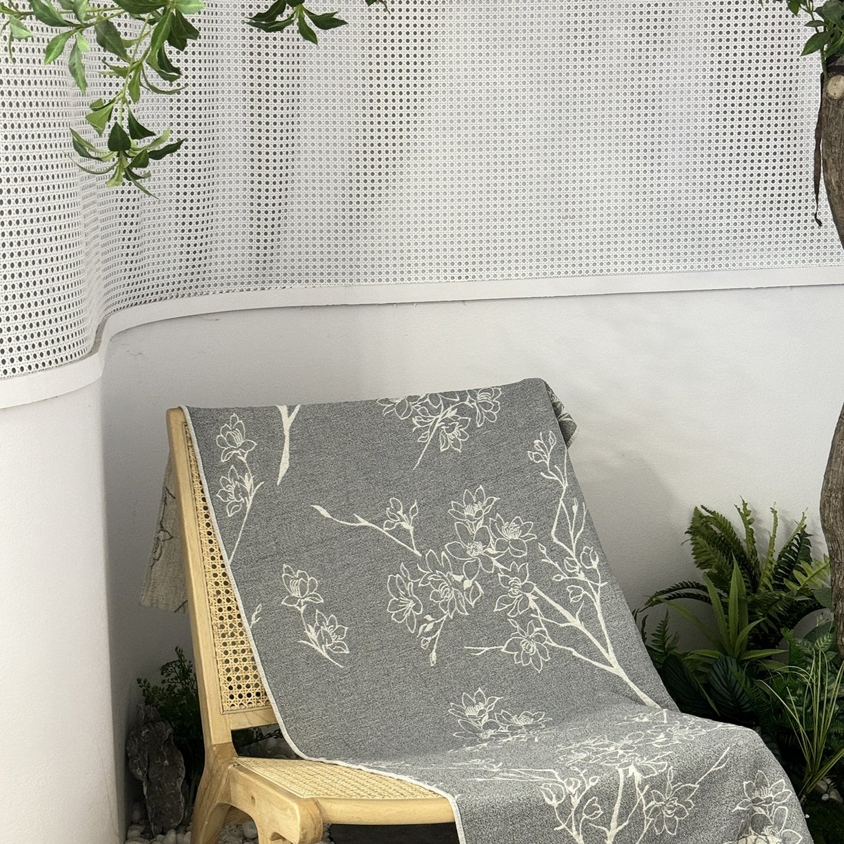 91家纺网 家纺一手货源 找家纺 （总）一隅花田 2025新款纱布多功能披肩浴巾