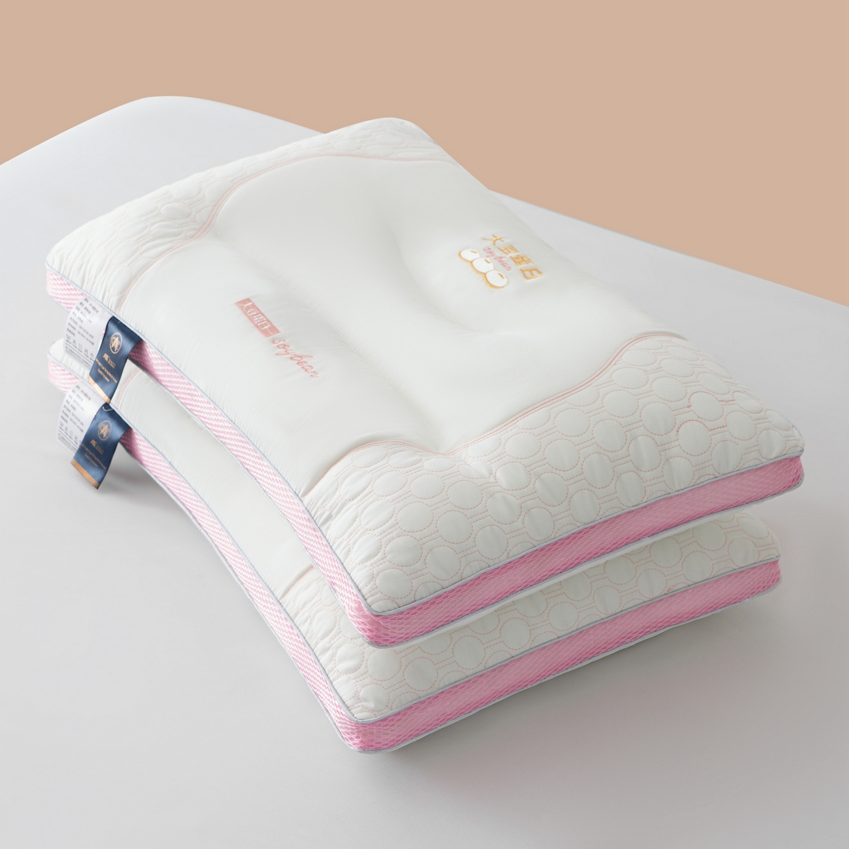 91家纺网 家纺一手货源 找家纺 （总）羽凡居 2025新款大豆蛋白枕 枕头枕芯