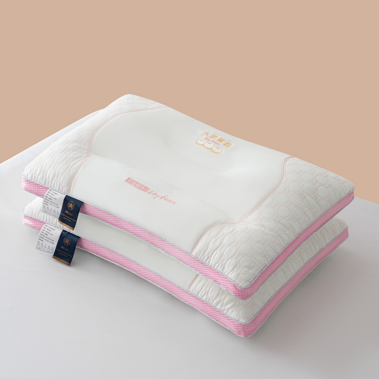 91家纺网 家纺一手货源 找家纺 （总）羽凡居 2025新款大豆蛋白枕 枕头枕芯