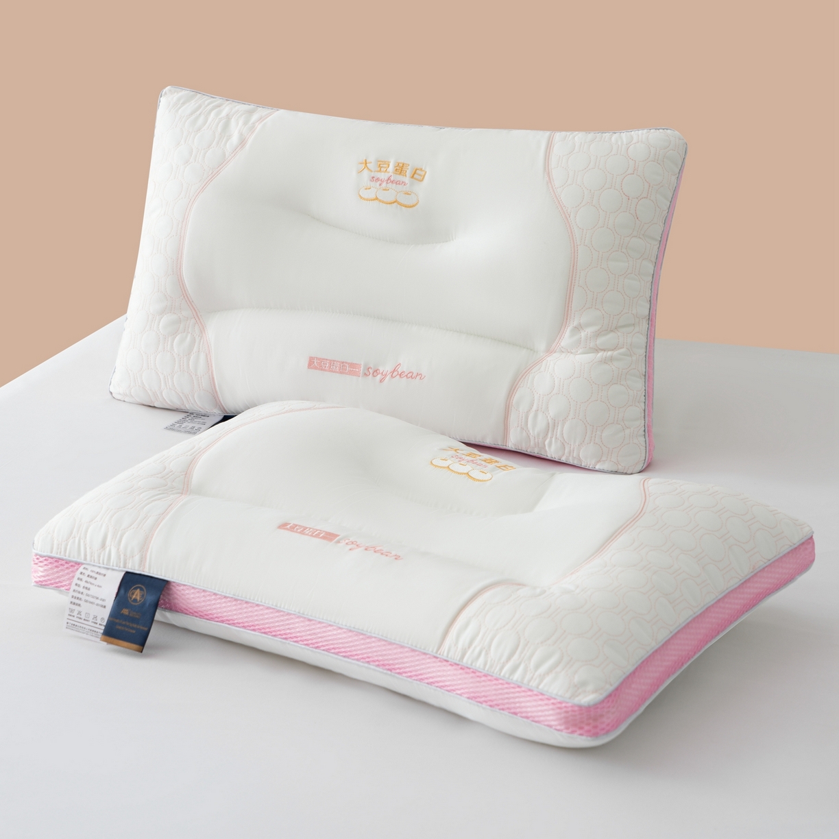 91家纺网 家纺一手货源 找家纺 （总）羽凡居 2025新款大豆蛋白枕 枕头枕芯