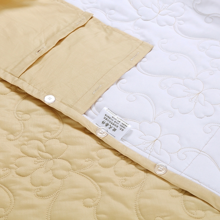 91家纺网 家纺一手货源 找家纺 OL家纺 2025新款亲肤丝加棉提花四件套 巴黎舞曲-兰金