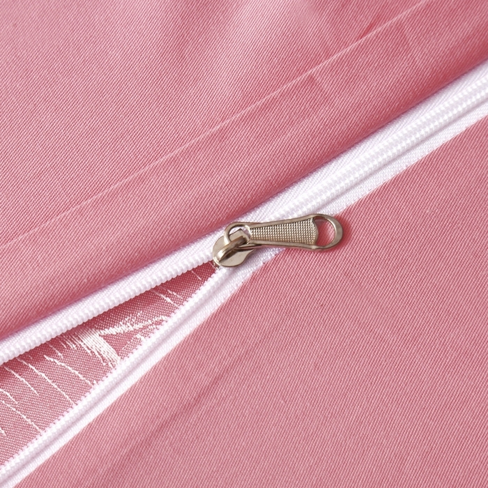 91家纺网 家纺一手货源 找家纺 OL家纺 2025新款亲肤丝加棉提花四件套 璀璨年华-西瓜红